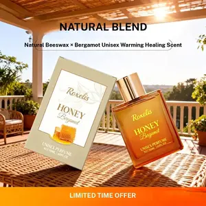 Unisex Honey Bergamot Fragrance Mist, Refreshing & Uplifting Aroma, 50ML Hair & Body Spray, Ideal for Daily Use, Perfect Gift Option, Invigorating Fragrances