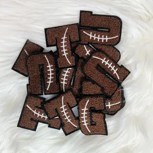 Football Chenille with Black Felt