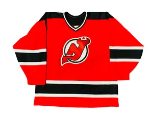 Vintage CCM NHL NJ Devils Hockey Jersey Red