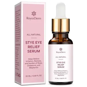 NEW!!! Roycederm Stye Eye Treatment Serum: Natural Stye Remover for Styes Chalazion and Blepharitis - Safe & Fast Relief