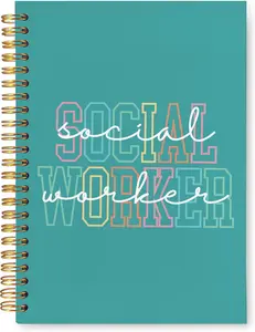Social Worker Gifts Journal, Social Worker Notebook, School Social Worker  Haves, Social Worker Gifts for Women, Social Worker Office Decor, Hardcover Spiral Notebook 5.5x8.3 Inch