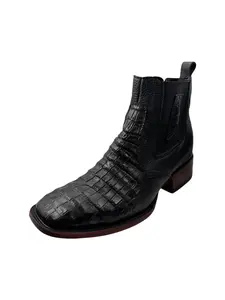 Botin Coco belly grabado negro
