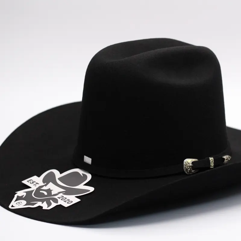 De Rancho Black Mini Tejana with Silver Buckle