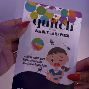 Quitch Mosquito Bite Itch Relief Patch, After Bite Insect Bite Treatment, Anti Itch Cream Alternative, Insect Bite Relief, Cruise, Travel and Camping Essential for Kids