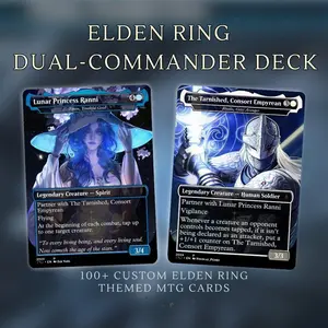 Elden Ring Themed Proxy Dual-Commander Deck, Azorius Control/Voltron, 100+ Unique Cards.