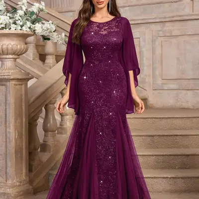 slim fit dress slacks Mid Length Pink Lace Homecoming Dresses Modest Wedding Guest Dress ARD –  SheerGirl main image 0