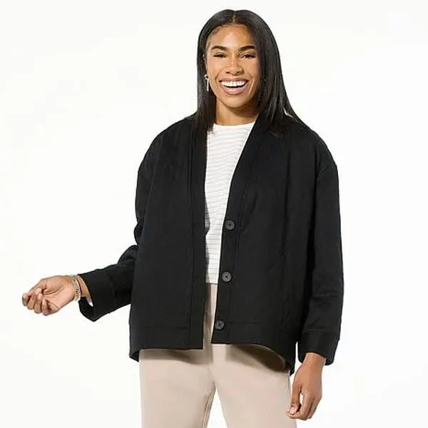 MarlaWynne WynneLayers Quilted 360 Stretch Jacket