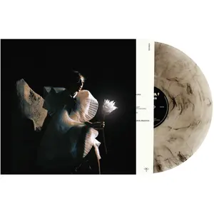 Telenova - Time Is A Flower   [Black/Milky White LP]  [VINYL RECORD - LP] Black, Colored Vinyl, White
