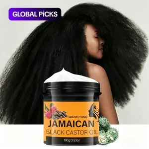 Jamaican Black Castor Oil, Moisturizing Balm for Eyelashes & Eyebrows, Hair Care Product for Women & Men, Natural Hair Butter, Hair Moisturizing Treatment #GLOBAL PICKS
