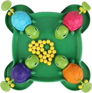 Alipis Hungry Turtle Board Game Hungry Bins Board Game Table Bean Board Game Pre-School Game Early Educational Toys for 2 to 4 Players