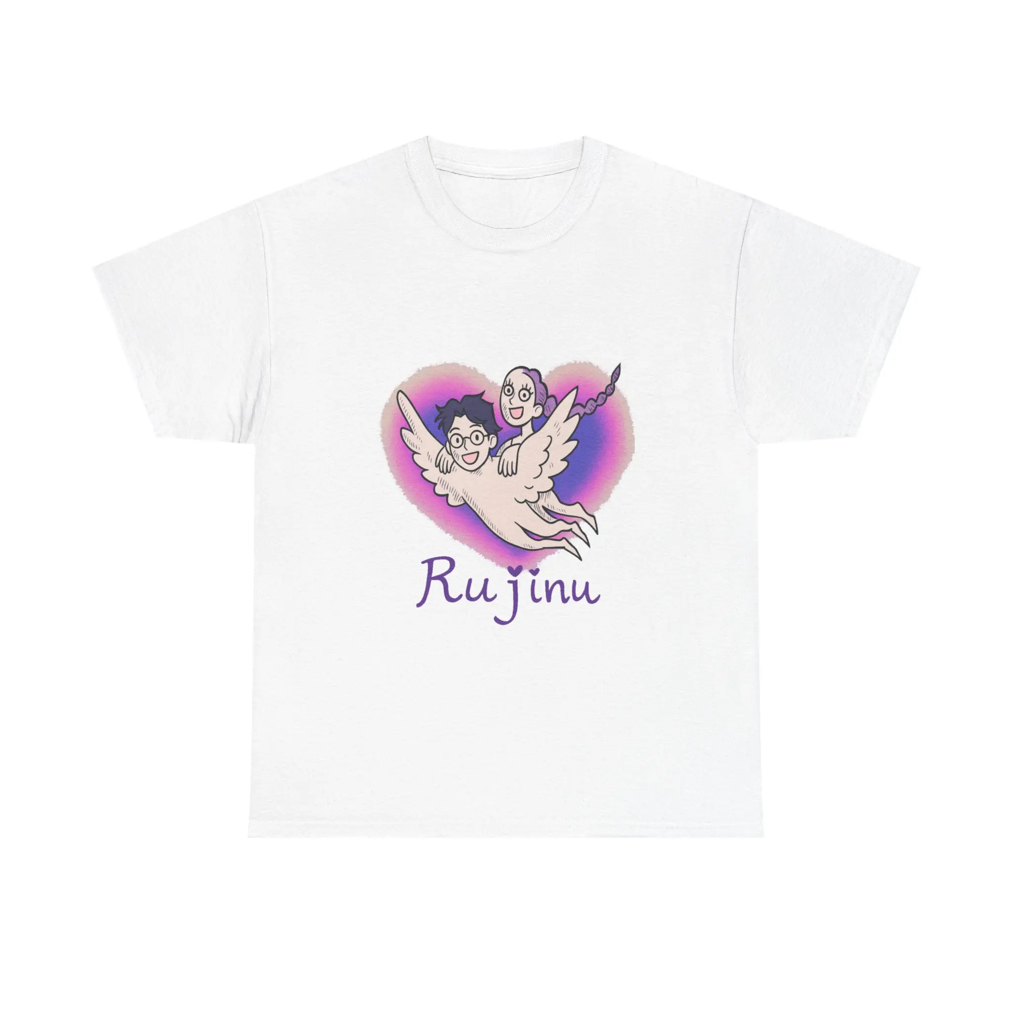 Rujinu Couple Name K-pop Design T-Shirt | Rumi & Jinu Fan Tee