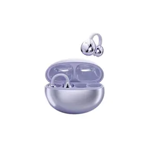 YX81 Clip on Wireless Earbuds with ENC Noise Cancelling, Digital Power Display Sports Headphones, 1 Hour Fast Charging Earphone for Running Gym OEM ODM