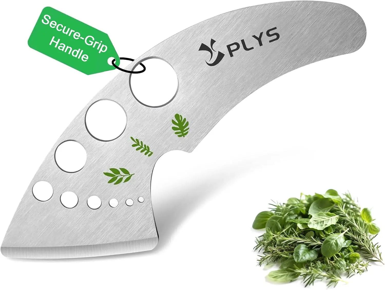 Herb Stripper Tool for Basil - Stainless Steel Kitchen Herb Cutter 9 Holes, Unique Chef Tools for Kale, Chard, Collard Greens, Rosemary, Thyme, Parsley, 2026 Professional Kitchen Gadgets