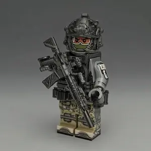 Special Forces Men's Assembly Model for Enthusiasts China Military Building Set Mission Call German KSK Delta Force