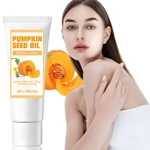 Pumpkin Seed Oil Body Lotion --Aloe Vera, Pumpkin Seed Oil, Glycerin, Shea Butter, Coconut Oil --Refreshing and non-greasy, deeply moisturizing and nourishing skin --Body Moisturizer --Unisex