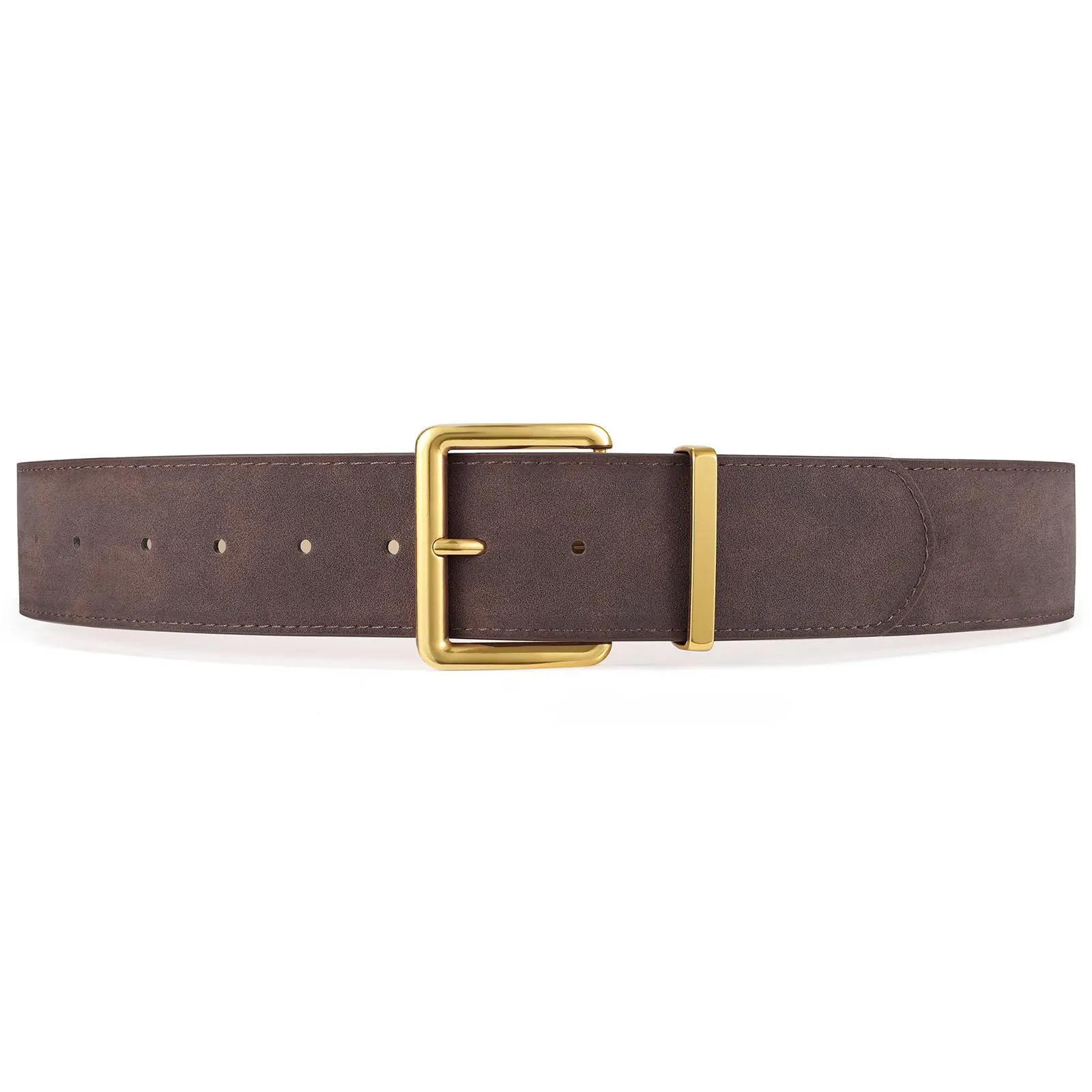 JASGOOD Women Wide Chunky Belt for Dresses Fashion Thick Suede Belt with Gold Buckle - TikTok Shop JASGOOD Women Wide Chunky Belt for Dresses Fashion Thick Suede Belt with Gold Buckle - TikTok Shop