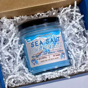 Sea Salt Ice Cream Candle | Kingdom Hearts Candle | Vegan Apricot Wax Candle