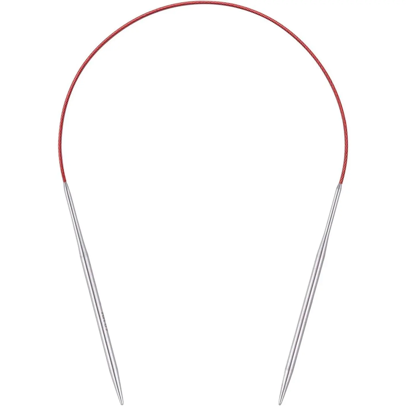 Circular Knitting Needles 16 inch (40cm) - US Size 6 (4mm) Stainless Steel Round Knitting Needles for Hats, Socks & Baby Booties Gift