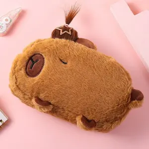 Large Capacity Desk Organizer Bag, Decorative Stationery Storage Pouch, Ideal for Office Supplies, Durable and Spacious Design