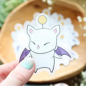 Final Fantasy XIV Moogle Minion Waterproof Vinyl Sticker | Matte Finish | 3" x 2.5"