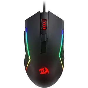 Redragon M616 RGB Gaming Mouse, 10000 DPI Wired Optical Mouse with 6 Programmable Buttons & 8 Backlit Modes, Software Supports DIY Keybinds