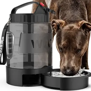 Portable Dog Travel Water Bottle, 1 Piece, Pull-Out Design, Easy-To-Use, Ideal for Camping, Hiking, Beach, Hunting, Medium to Large Dogs, Cats