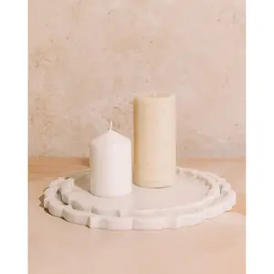 Namesake White Marble Decorative Tray