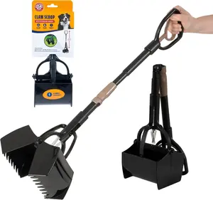 Dog Pooper Scooper Claw Scoop, Heavy Duty Pet Waste Scooper for Yard, One Hand Pick Up Dog Poop, Easy Clean Pet Waste Removal Tool