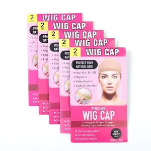 LADIARYF 5 Packs (Total 10 Pieces) Wig Cap For Women Natural Beige Breathable & Comfortable Flexible Fit Lightweight Easy to Clean Perfect for All Skin
