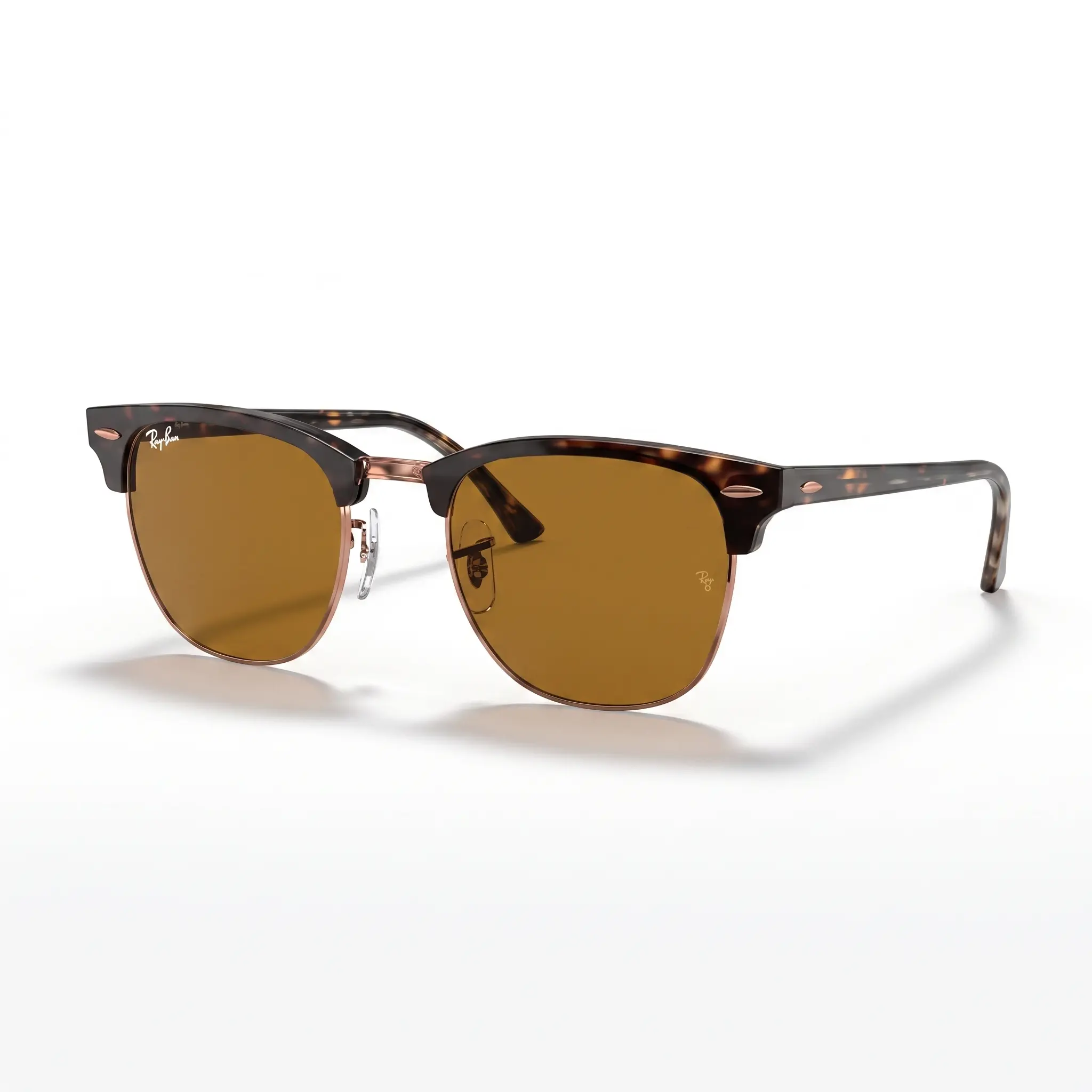 Ray-Ban Clubmaster Premium Sunglasses for Men – Black Frame, Iconic Fashion Style