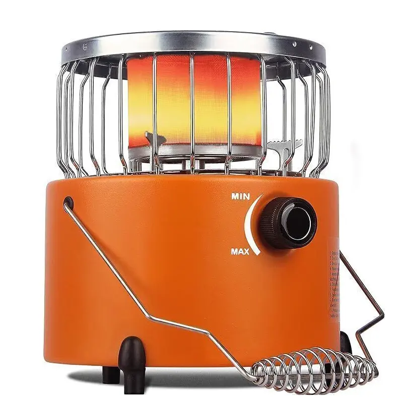 Portable Propane Heater & Stove, 2-in-1 Gas Burner for Outdoor Camping, Versatile Outdoor Gear & Portable Kitchen Appliance, Outdoor Camping Supplies, Camping Cooker