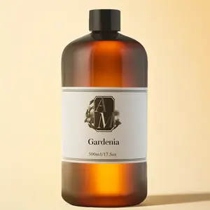 500ML Gardenia Water-Based Aromatherapy Essential Oil, No Fire Scented Liquid, 15% Fragrance Concentration, Suitable for Wicks and Laundry, Home Fragrance Decor