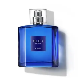 L'Bel Bleu Intense Perfume for Men - Original Scent in Vibrant Blue Bottle Regular Edition Fragrance