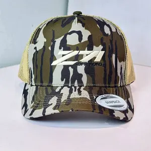 Z71 Camo Embroidered Snapback Hat, Chevy Baseball Cap - Camouflage Casual Trucker Hat, Gift For Hunting Team