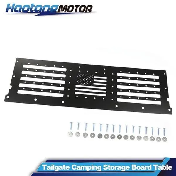 CROSSDESIGN 1pcs High Quality Tailgate Storage Protection Plate Board Table, Compatible with 2005-2015 Toyota Tacoma, Car Exterior Accessory