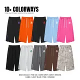 THG Cropped Sweatpants for Men, Baggy Wide Leg Basketball Hooper Pants, 100% Cotton Raw Hem