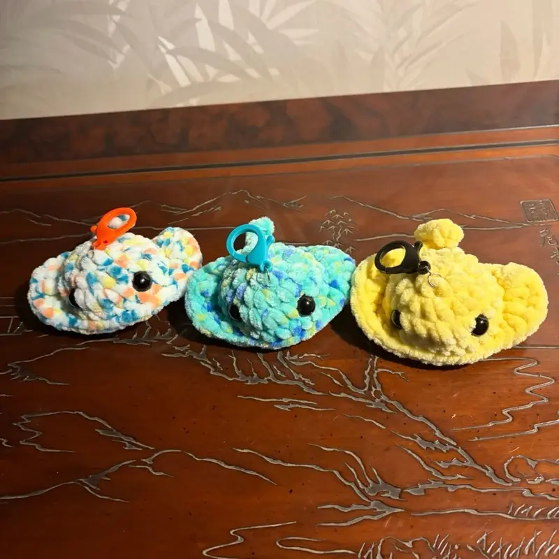 Handmade crochet sting ray|Yellow Ray|Multicolor rays