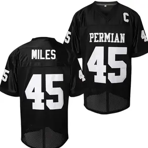Men's # 45 American Football Jersey Loose Embroidered Sports, Fashion, Casual, Street Breathable Football Jersey Christmas gifts