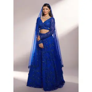 Brienne royal blue lehenga set