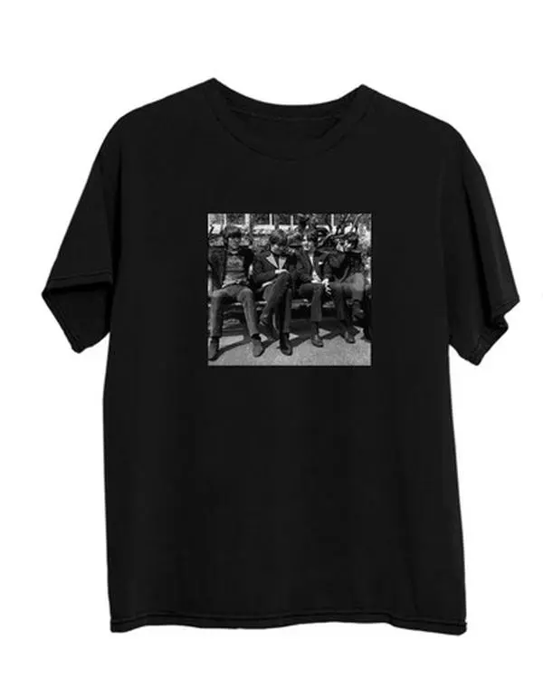 The Beatles - The Beatles Black & White Revolver Photo Black Unisex SS Tee 2XL  [APPAREL] Aec Exclusive, Black, Ltd Ed, Shirt, XXL