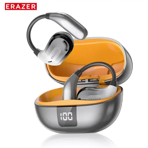 ERAZER XT66Pro Over-Ear Bluetooth OWS Wireless Earphones - HiFi Sound Mobile Audio Headset with Lightweight Design, Hands-Free Mic, Noise Cancellation, Remote Control, Sweat Resistant for PC and Laptop,techvibes