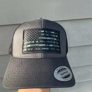 Green Camo SnapBack Hat