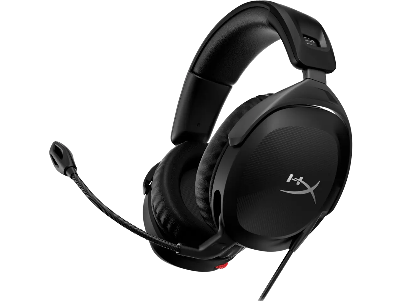 HyperX Cloud Stinger 2 – Gaming Headset, DTS Headphone:X Spatial Audio, Lightweight Over-Ear Headset with mic, Swivel-to-Mute Function, 50mm Drivers, PC Compatible, Black