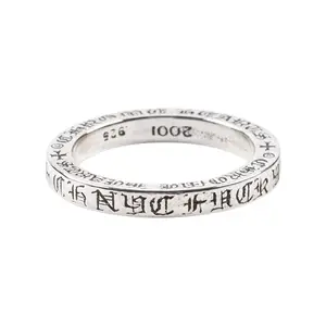 FUCK YOU 3mm SPACER RING "SILVER" CHRM0135