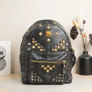 Pre-owned MCM Leather Backpacks Backpack DS057925 A124