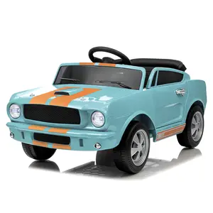 12V electric ride on toy car for kids, equipped with parent remote, USB port, horn, music, 2-speed option and LED lights, safe outdoor riding vehicle.