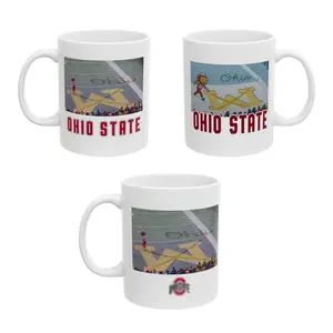 [Collection] Ohio State Football Ceramic Mug, Game Day Mug for Ohio Fans, Buckeyes Rivalry Mug, Ohio vs Michigan Collector Mug