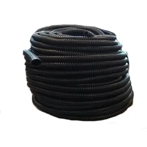 50 FT - 1/2" INCH Black Split Loom Wire Hose Cover Conduit Poly Tube TUBING 4