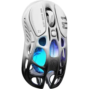 Mercury M1 Pro Gaming , Lightweight Magnesium Alloy, 26,000 DPI, PAW3395DM Sensor, 5 Programmable Buttons, Support Wired/2.4GHz/BT, Up to 200 Hours  Life (Gradient Black)