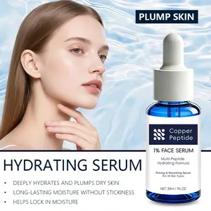 YUVK-Copper Peptide Drops-Hydrating Face Serum-For All Skin Types-30ml
